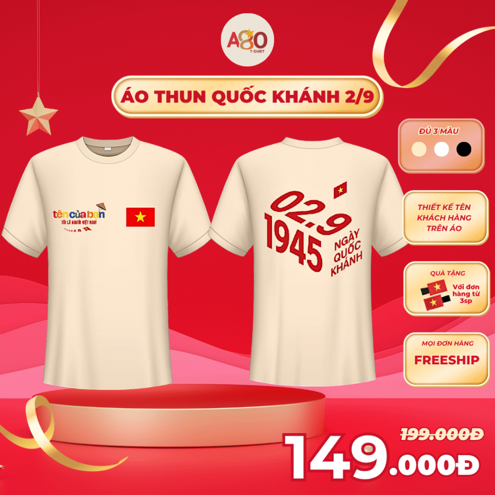 Áo thun Quốc Khánh - QKM
